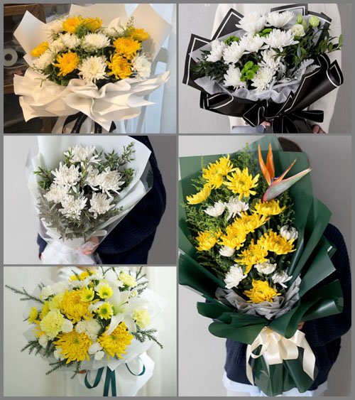 广东揭阳市榕城区仙桥街道湖南村白事花束代送